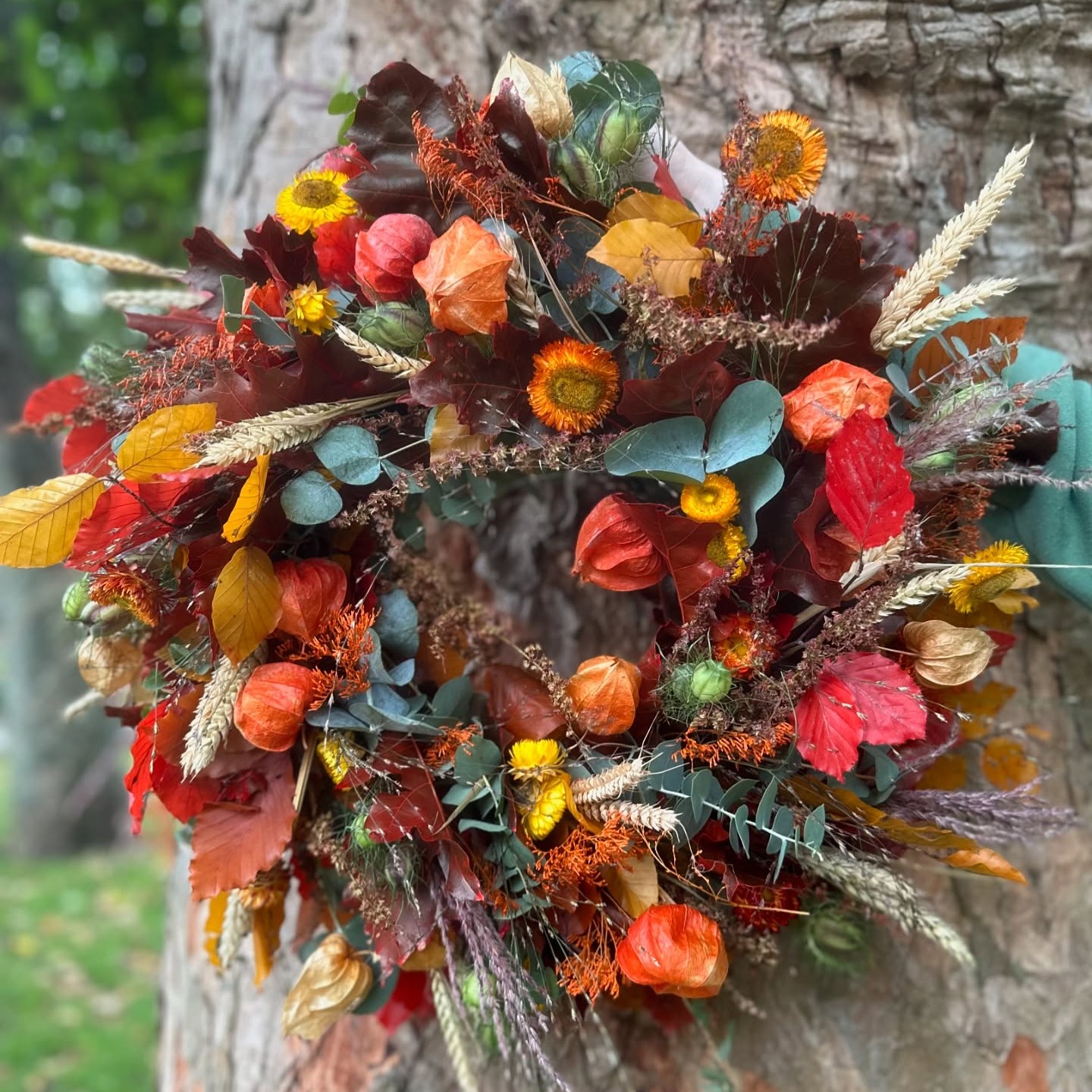 Autumnal Dried Wreath Workshop